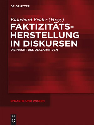cover image of Faktizitätsherstellung in Diskursen